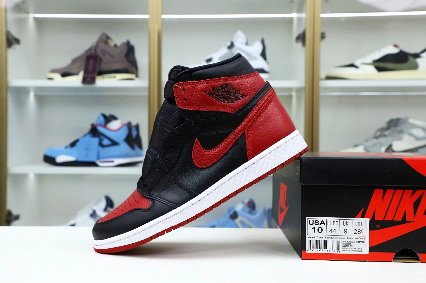 OG 1 JORDAN AIR HIGH 'BRED' RETRO 0726